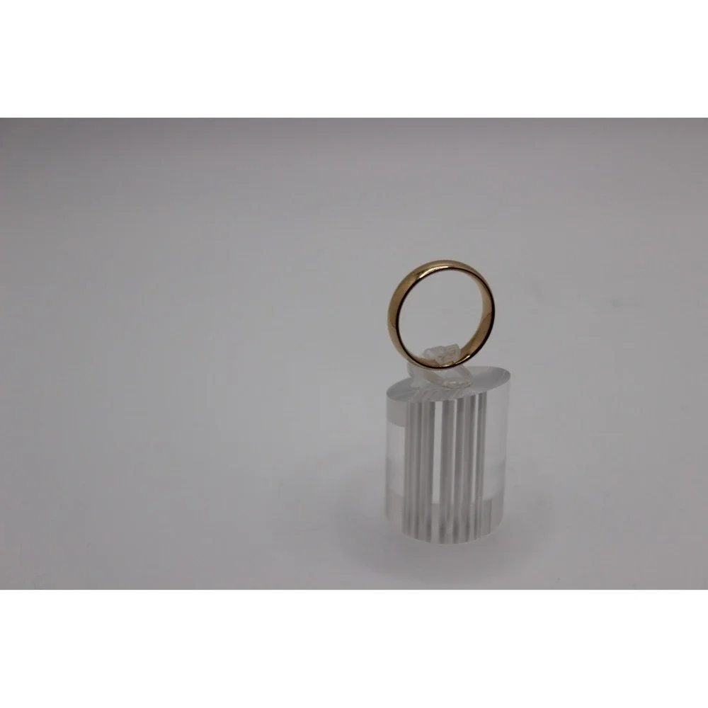 Benchmark 14K Yellow Gold 5mm Comfort Fit Wedding Band Ring Size 9 5.99g